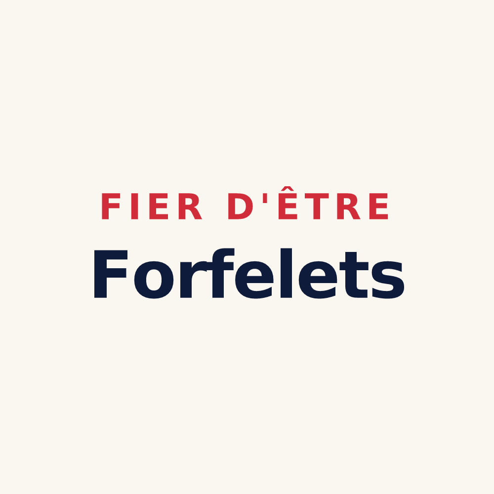Tasse « Fier d'être Forfelets » — design pour Gerbépal