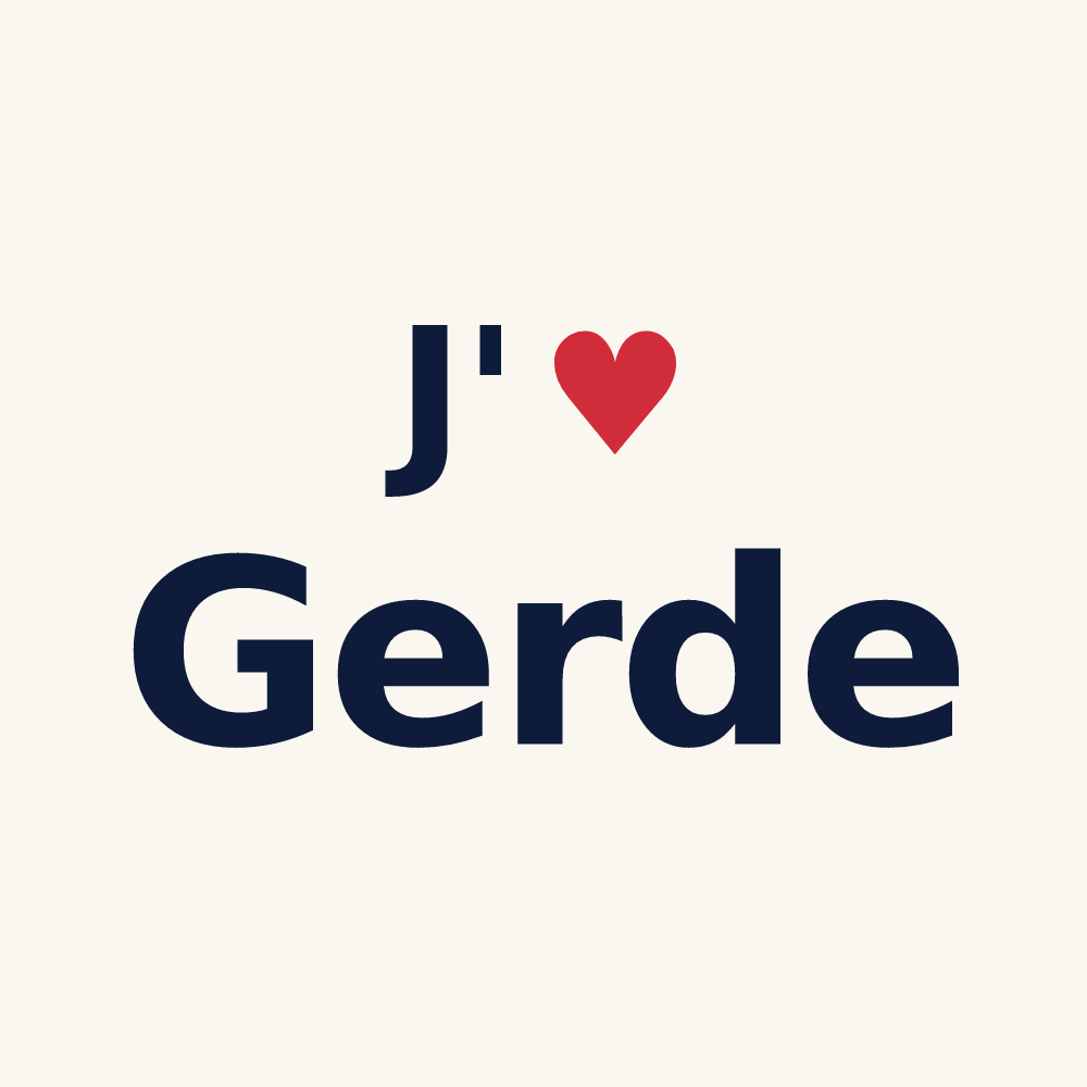 Tasse personnalisée Gerde — design J'aime Gerde