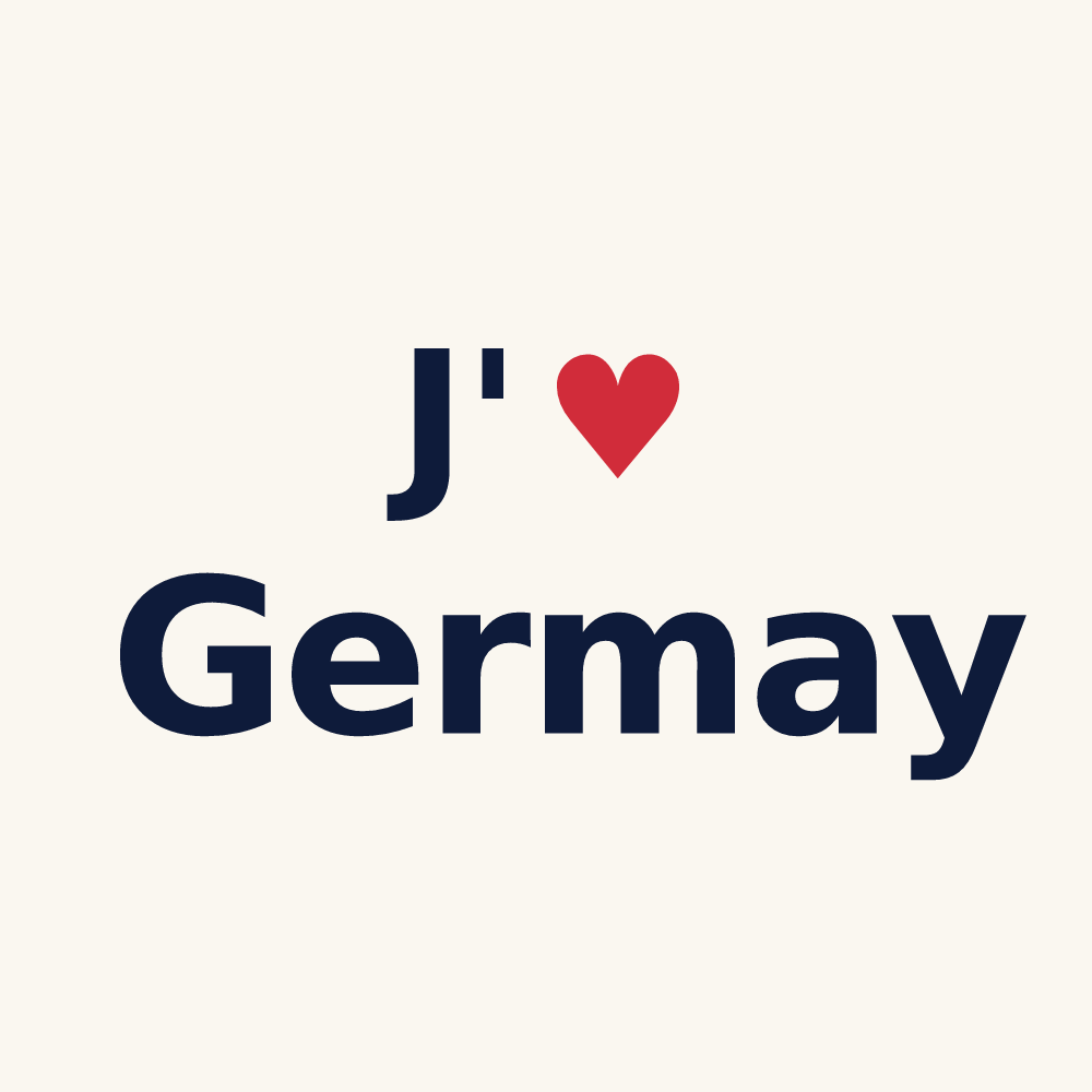 Tasse personnalisée Germay — design J'aime Germay