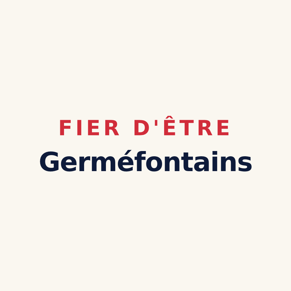 Tasse « Fier d'être Germéfontains » — design pour Germéfontaine