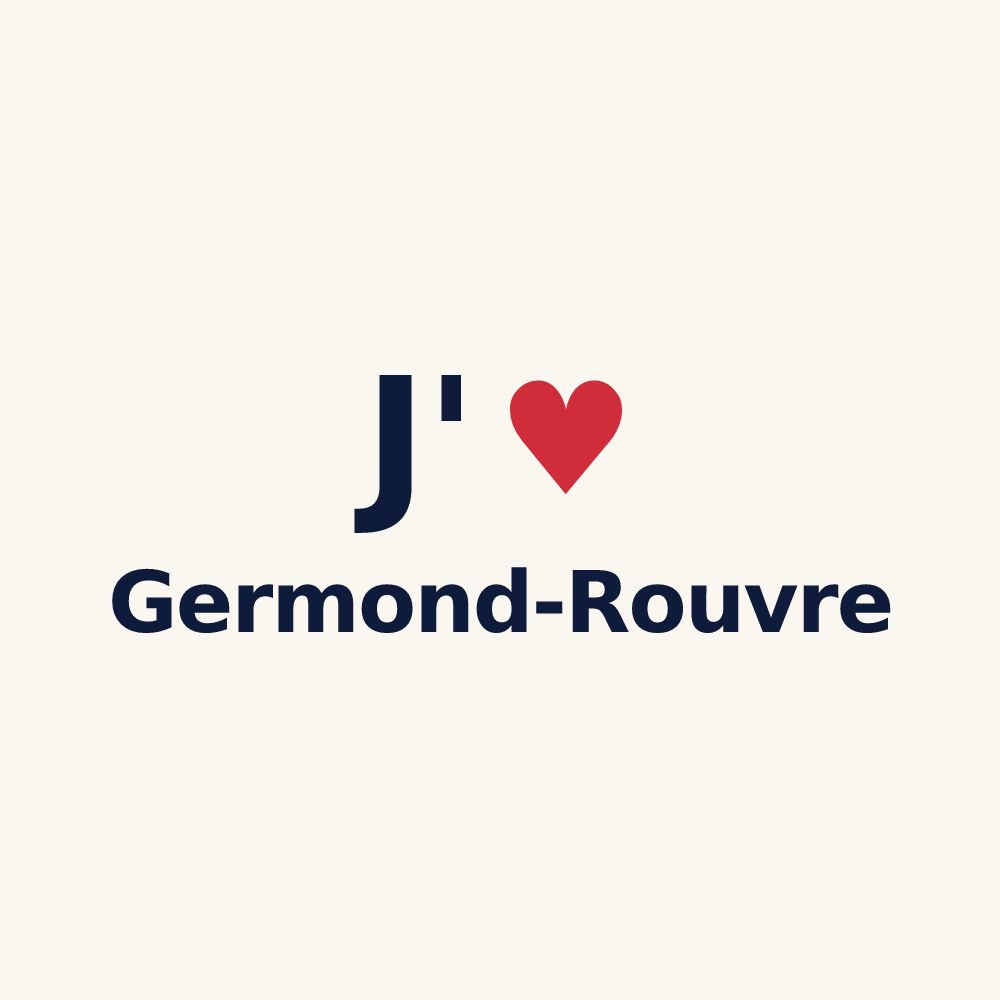 Tasse personnalisée Germond-Rouvre — design J'aime Germond-Rouvre