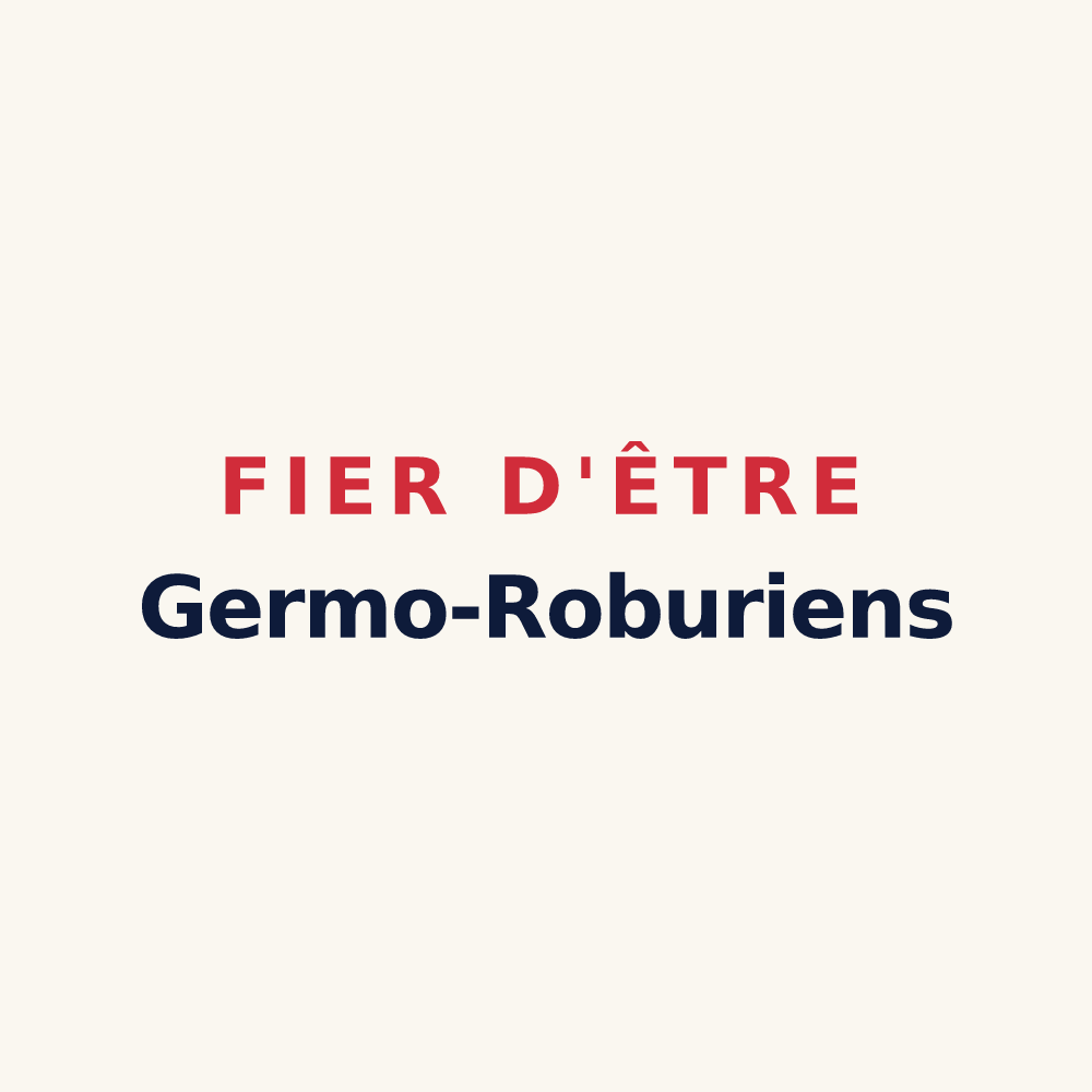 Tasse « Fier d'être Germo-Roburiens » — design pour Germond-Rouvre