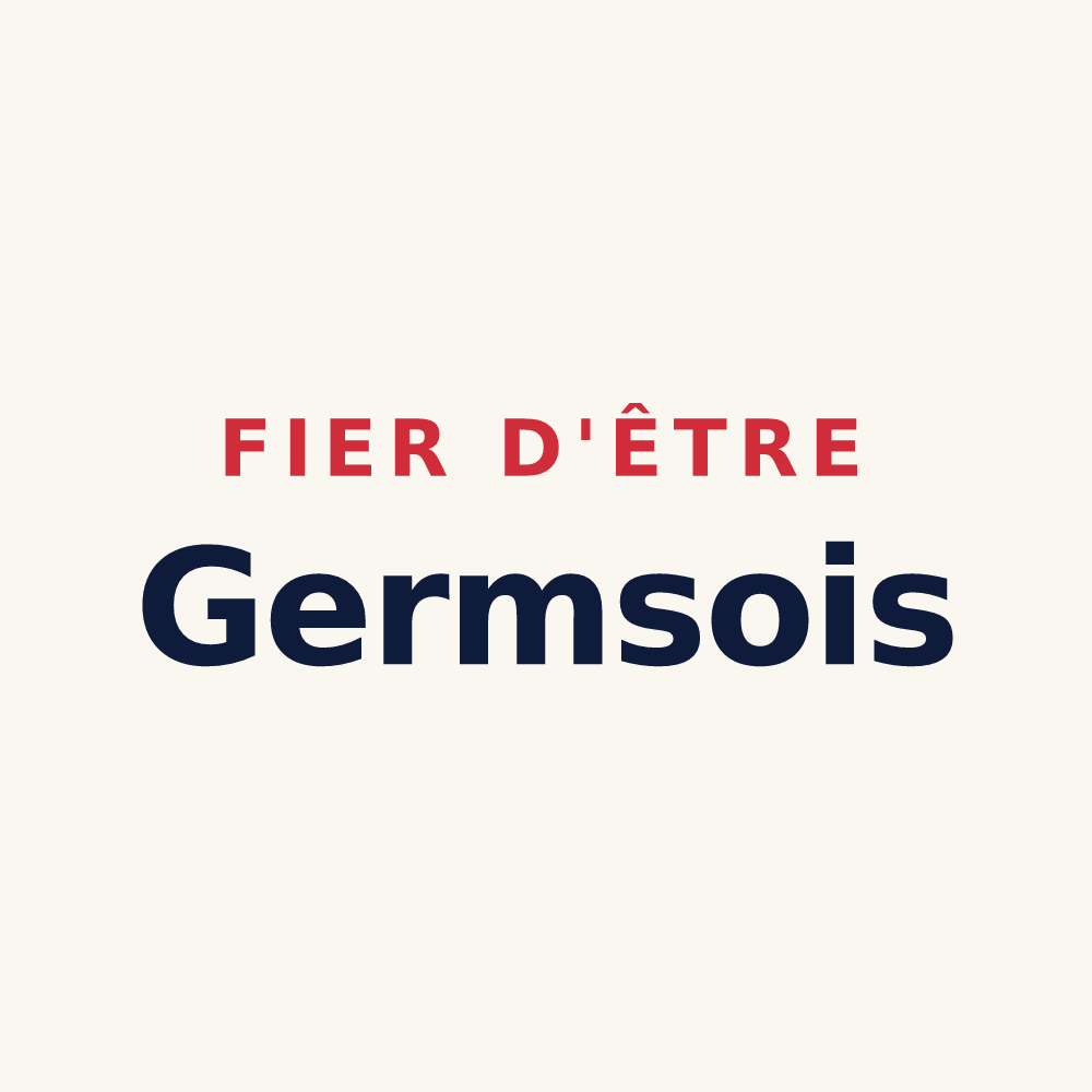 Tasse « Fier d'être Germsois » — design pour Germs-sur-l'Oussouet