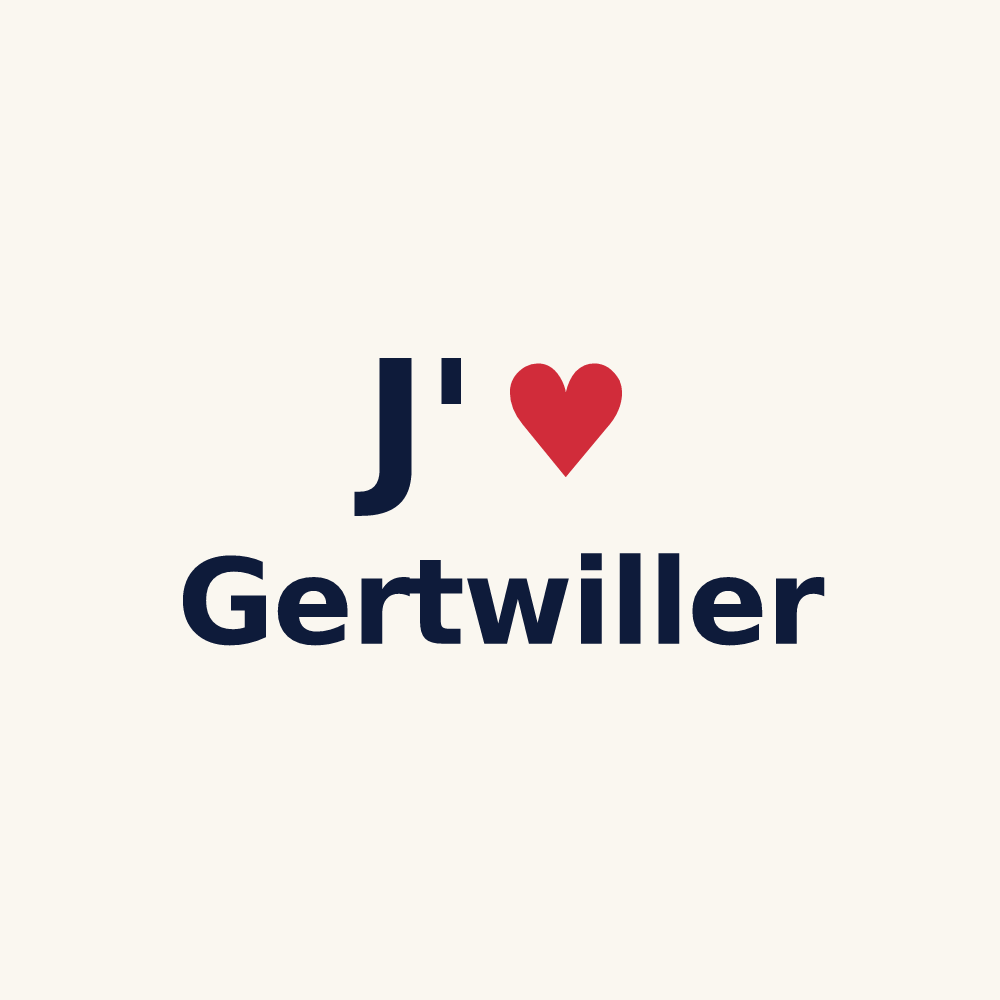 Tasse personnalisée Gertwiller — design J'aime Gertwiller