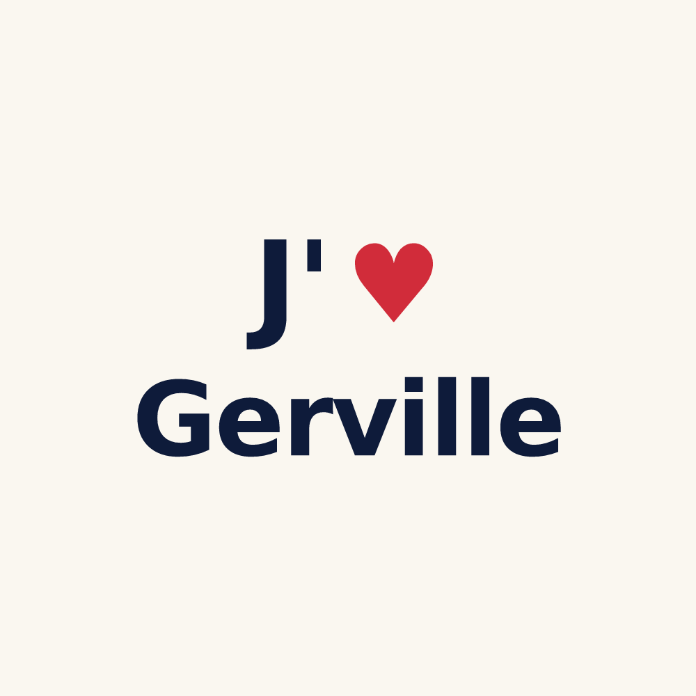 Tasse personnalisée Gerville — design J'aime Gerville