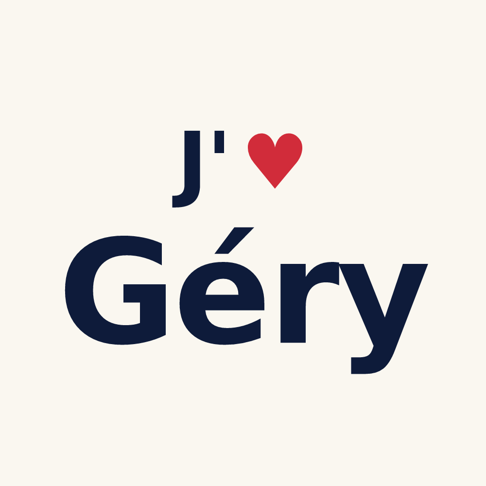 Tasse personnalisée Géry — design J'aime Géry