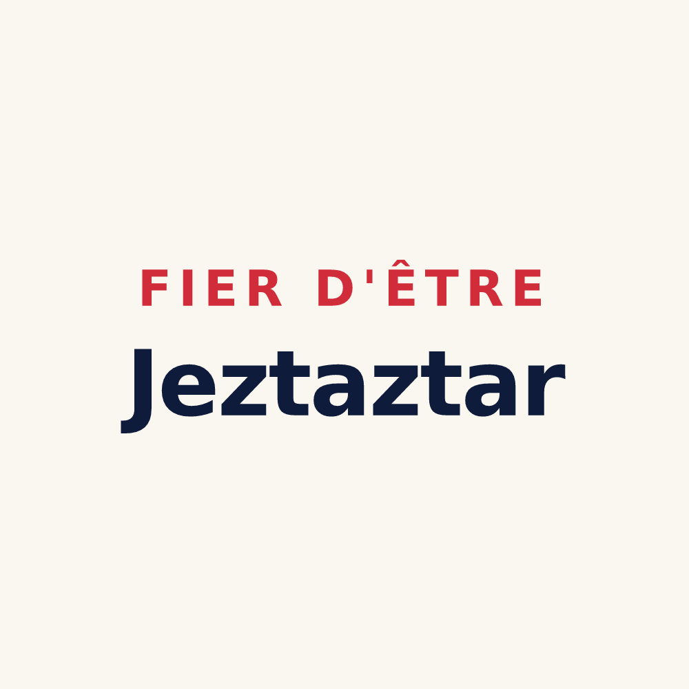 Tasse « Fier d'être Jeztaztar » — design pour Gestas
