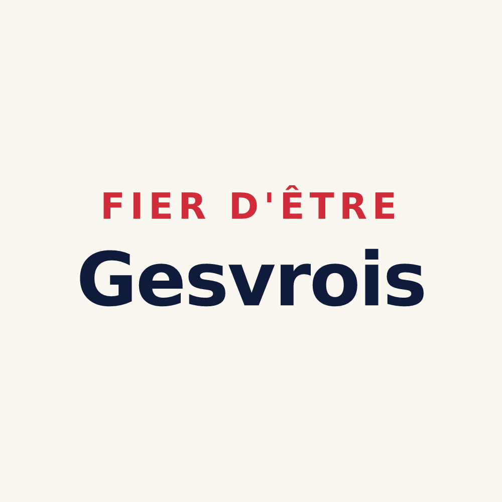 Tasse « Fier d'être Gesvrois » — design pour Gesvres