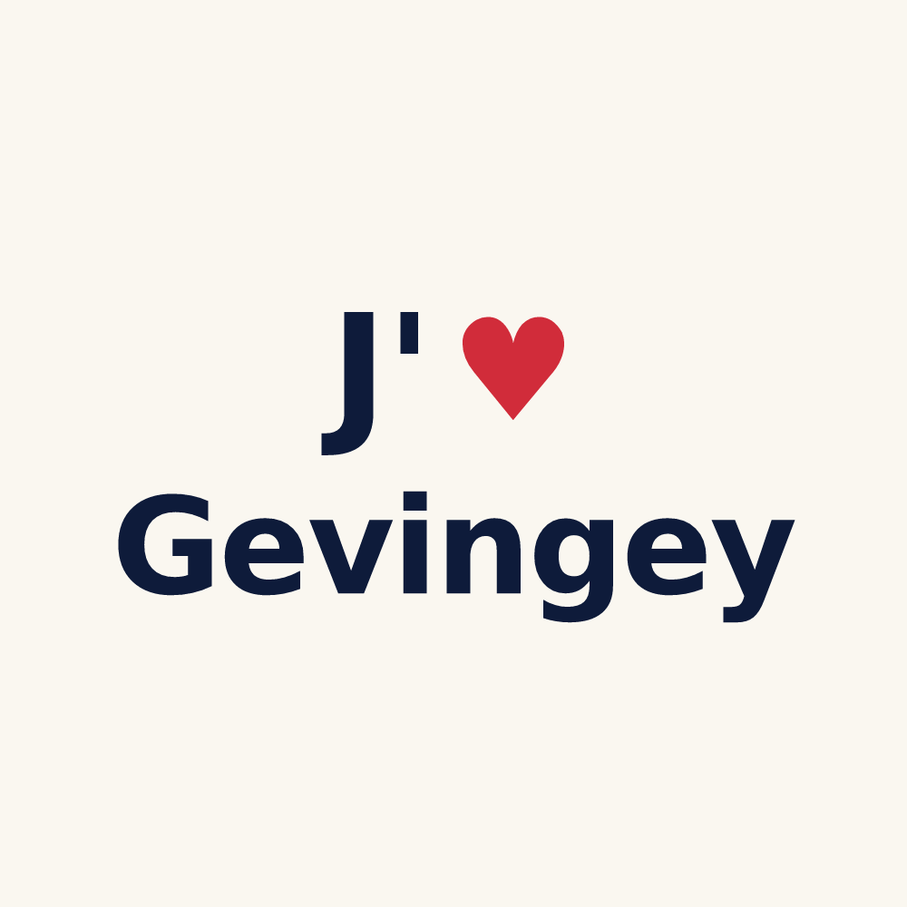 Tasse personnalisée Gevingey — design J'aime Gevingey