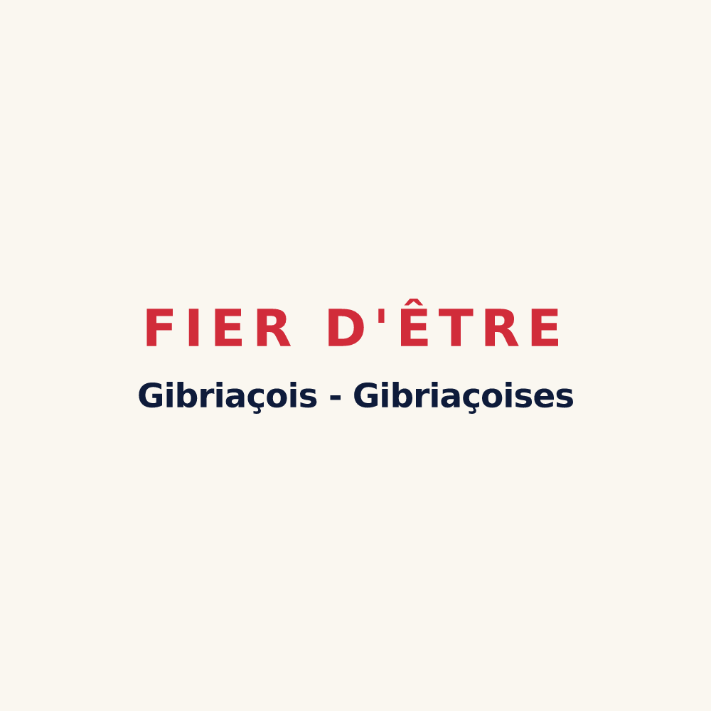 Tasse « Fier d'être Gibriaçois - Gibriaçoises » — design pour Gevrey-Chambertin