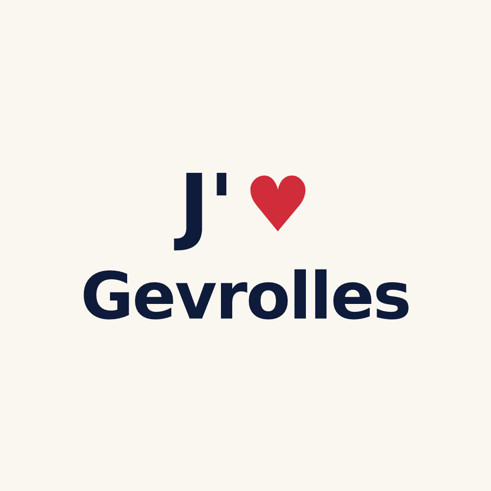 Tasse personnalisée Gevrolles — design J'aime Gevrolles