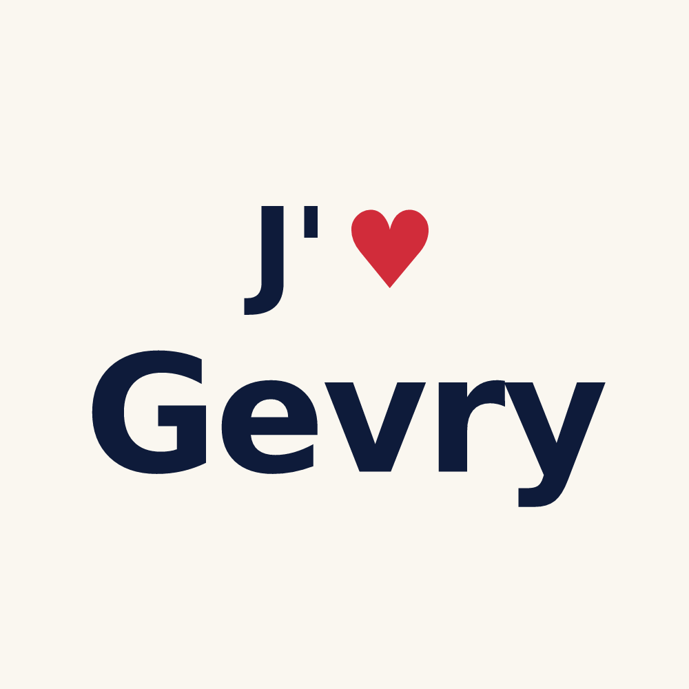 Tasse personnalisée Gevry — design J'aime Gevry