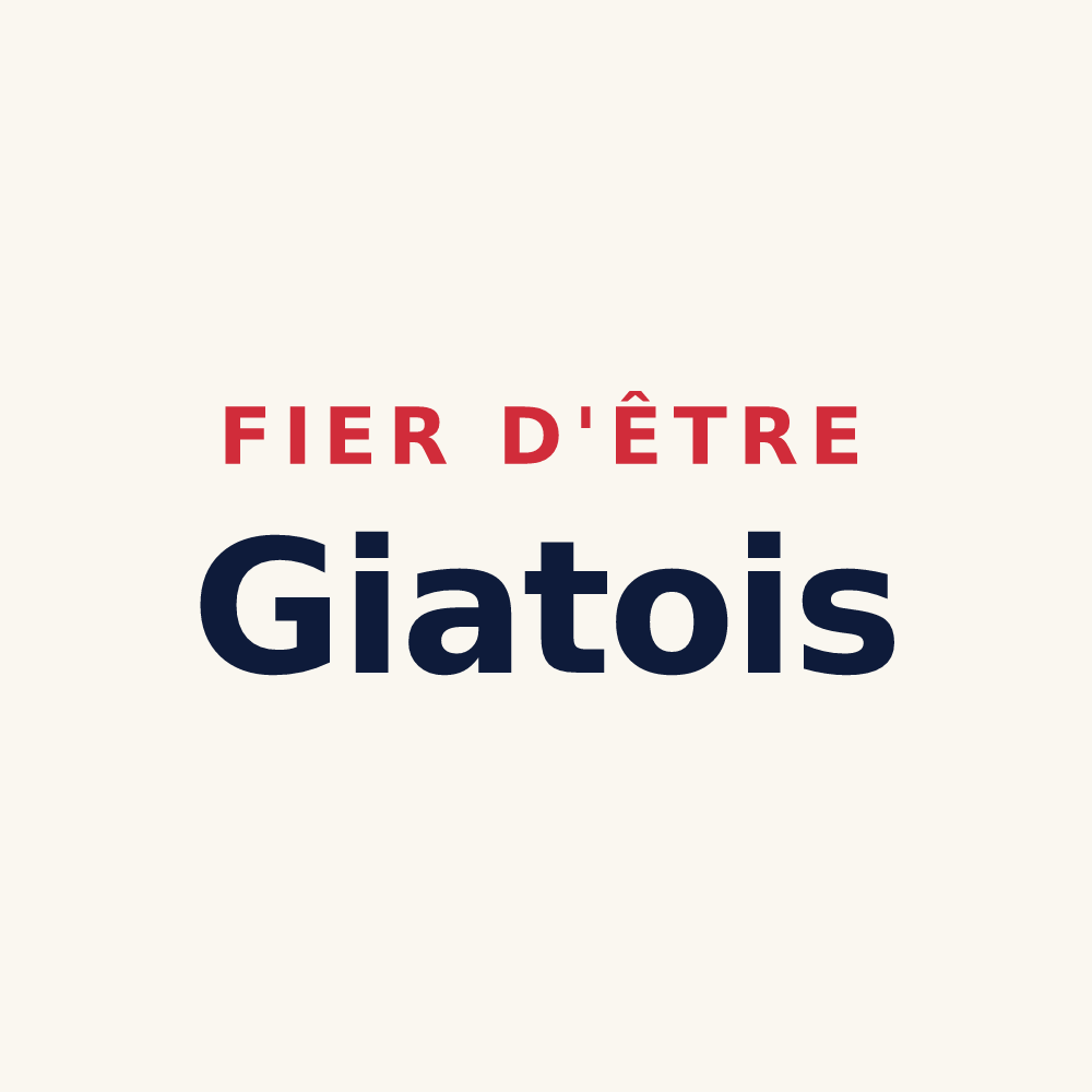 Tasse « Fier d'être Giatois » — design pour Giat