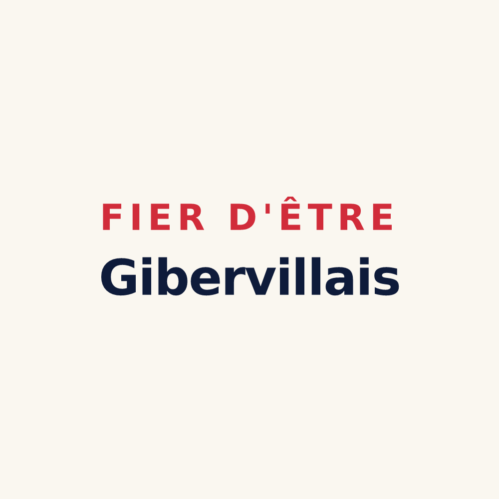 Tasse « Fier d'être Gibervillais » — design pour Giberville