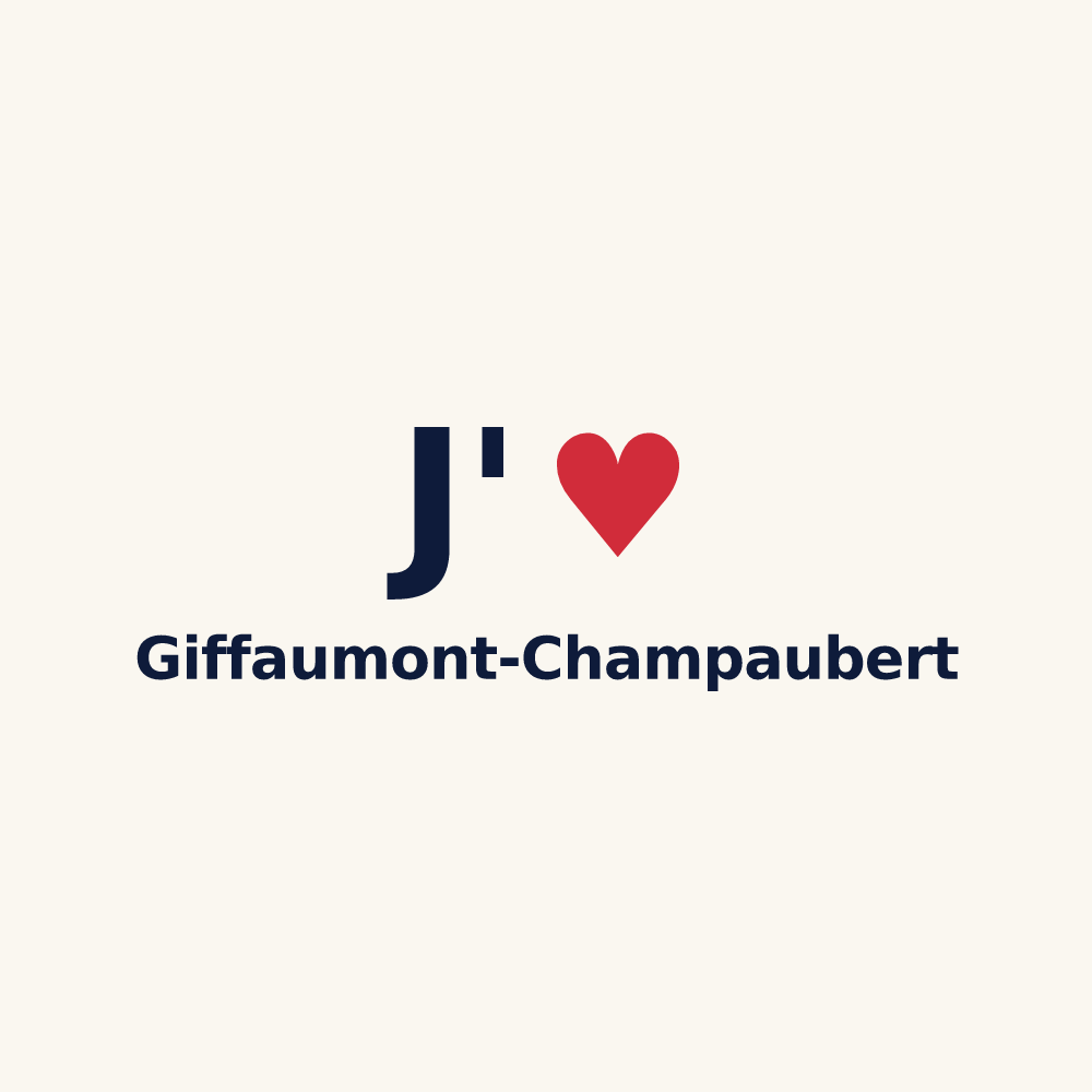 Tasse personnalisée Giffaumont-Champaubert — design J'aime Giffaumont-Champaubert