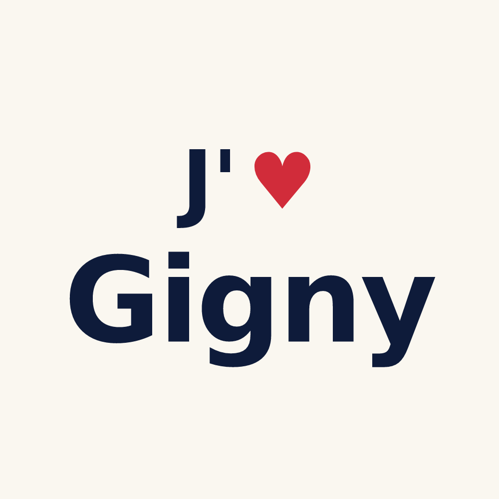 Tasse personnalisée Gigny — design J'aime Gigny