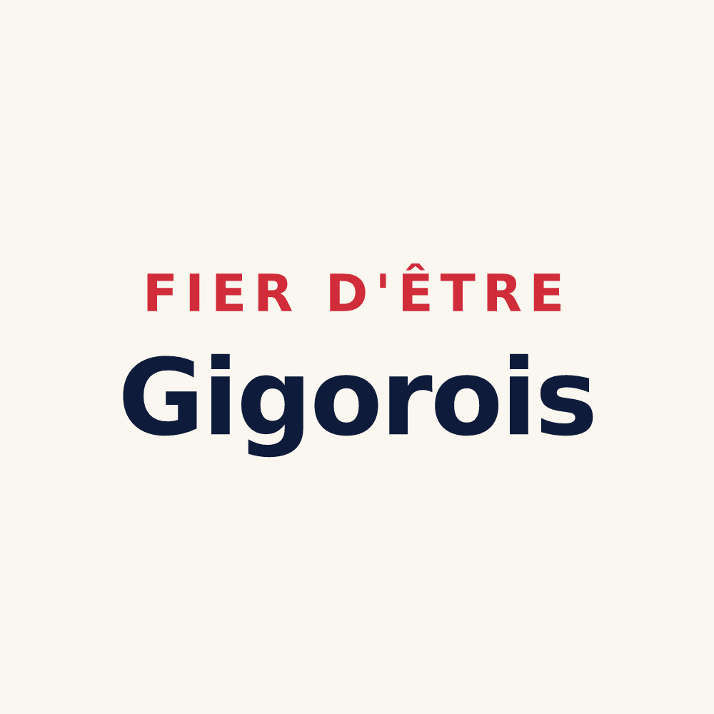 Tasse « Fier d'être Gigorois » — design pour Gigors-et-Lozeron