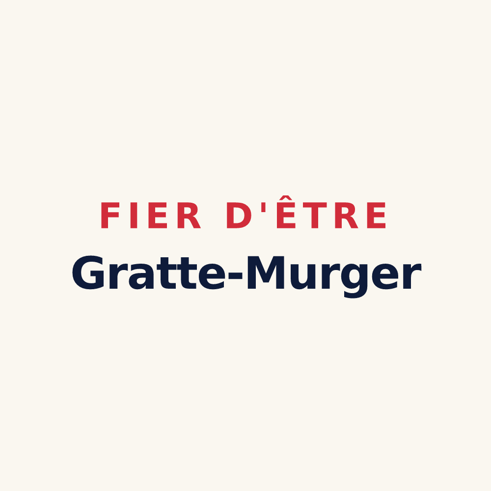 Tasse « Fier d'être Gratte-Murger » — design pour Gilley