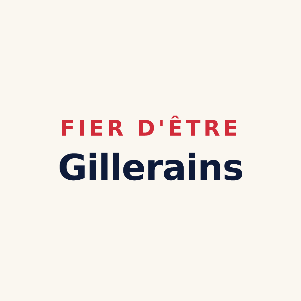 Tasse « Fier d'être Gillerains » — design pour Gilly-sur-Isère