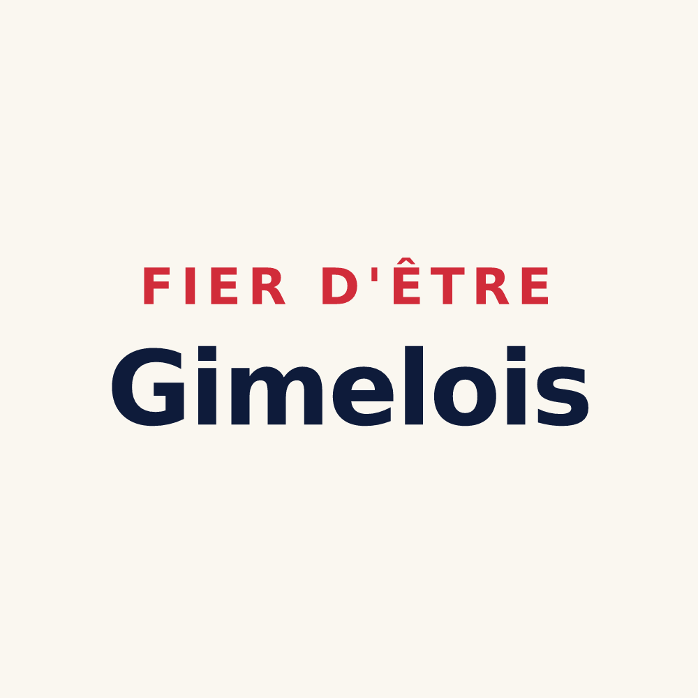 Tasse « Fier d'être Gimelois » — design pour Gimel-les-Cascades