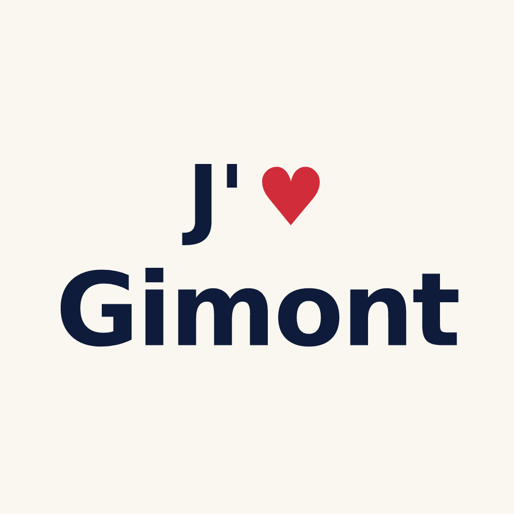 Tasse personnalisée Gimont — design J'aime Gimont