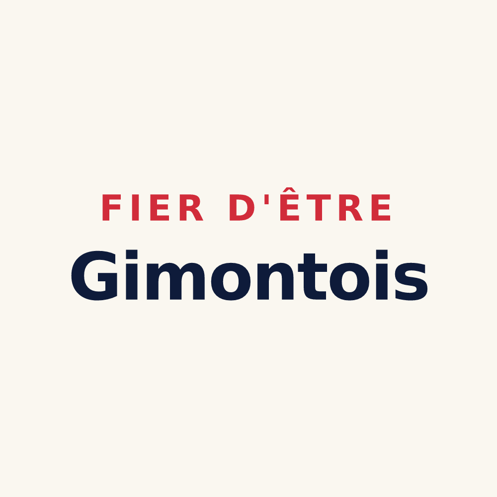 Tasse « Fier d'être Gimontois » — design pour Gimont
