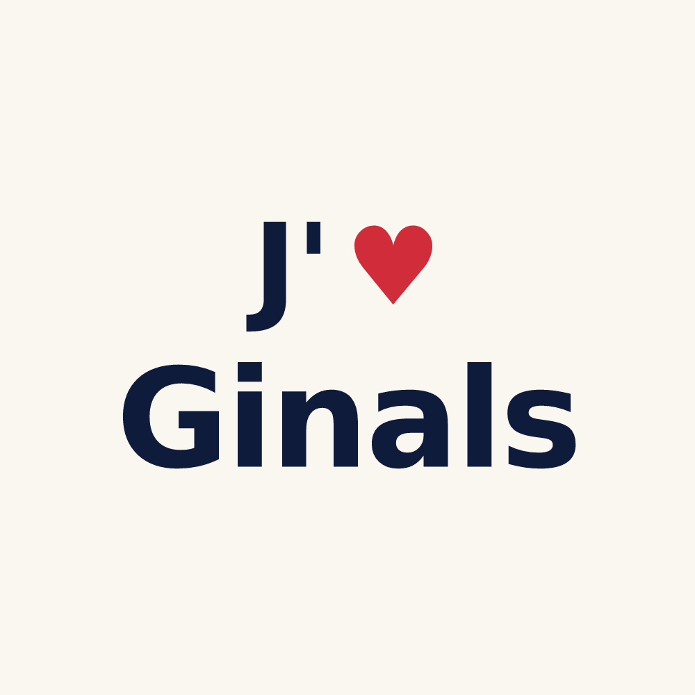 Tasse personnalisée Ginals — design J'aime Ginals