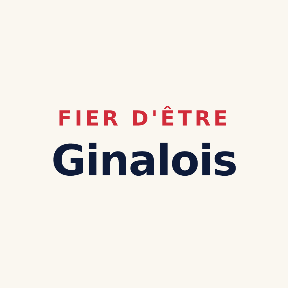 Tasse « Fier d'être Ginalois » — design pour Ginals