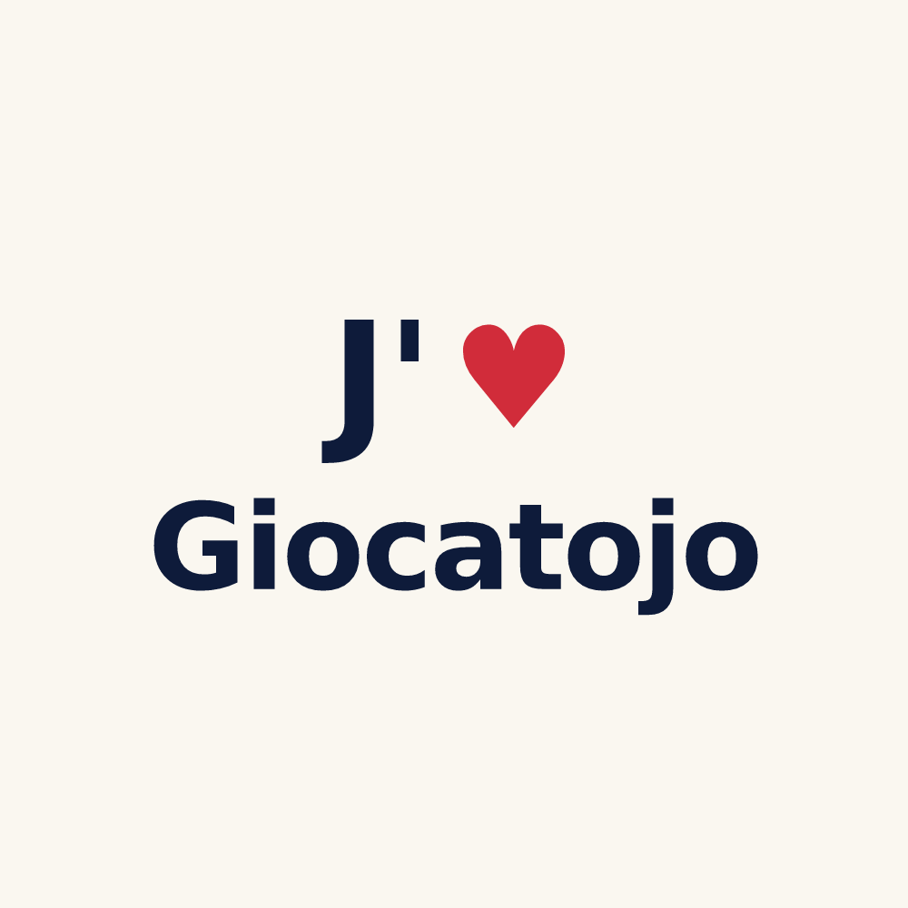 Tasse personnalisée Giocatojo — design J'aime Giocatojo
