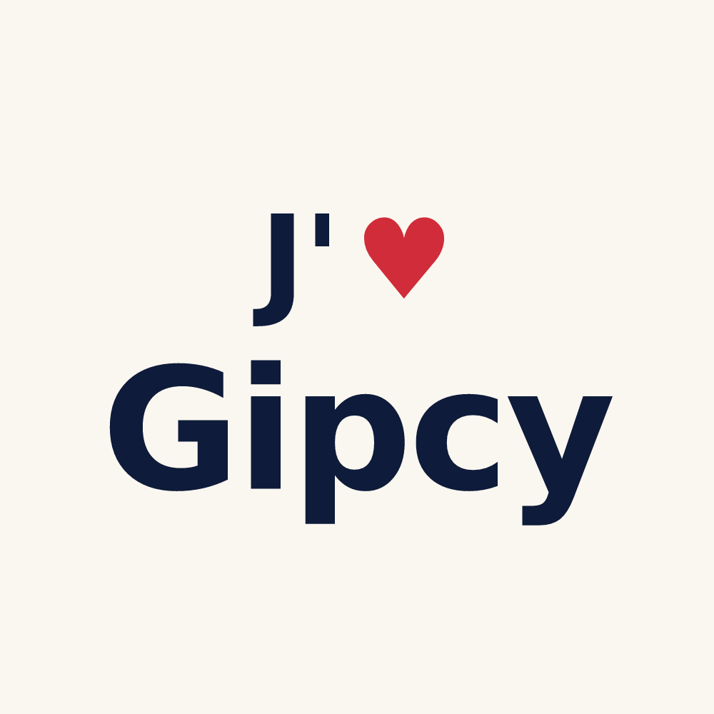 Tasse personnalisée Gipcy — design « J'aime Gipcy » imprimé sur la tasse
