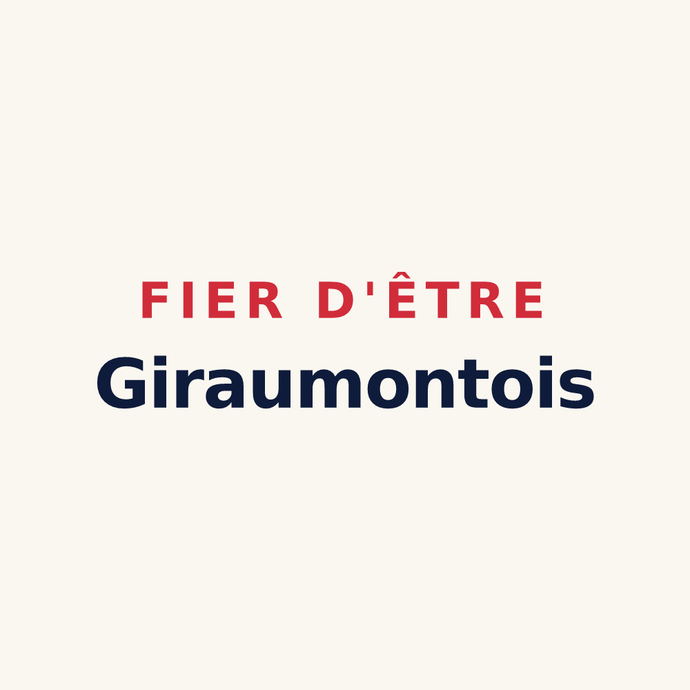 Tasse « Fier d'être Giraumontois » — design pour Giraumont