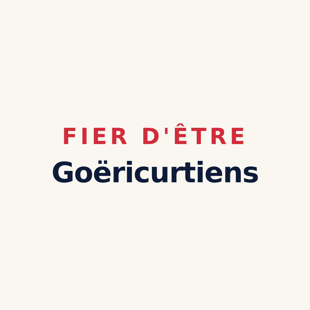 Tasse « Fier d'être Goëricurtiens » — design pour Girecourt-sur-Durbion