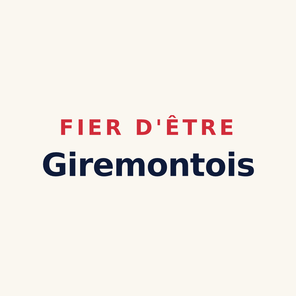 Tasse « Fier d'être Giremontois » — design pour Giremoutiers