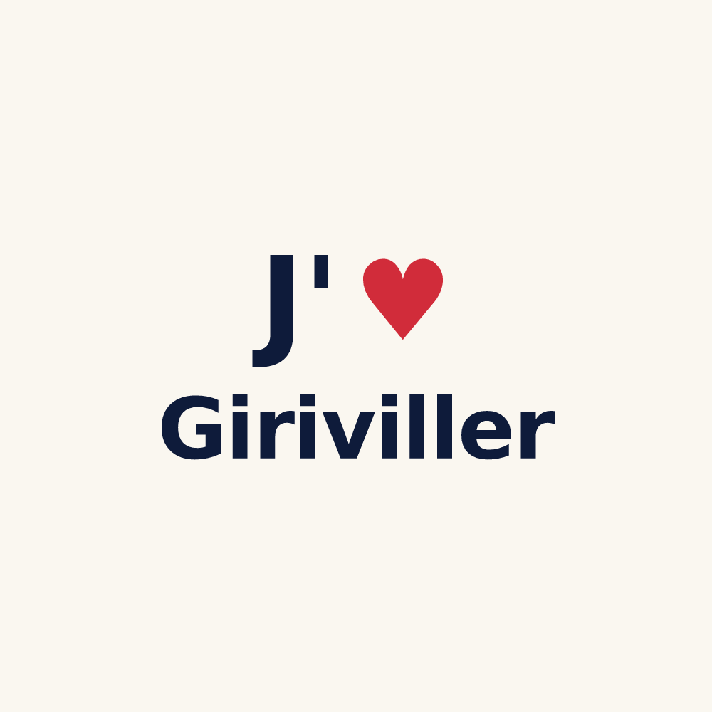Tasse personnalisée Giriviller — design J'aime Giriviller