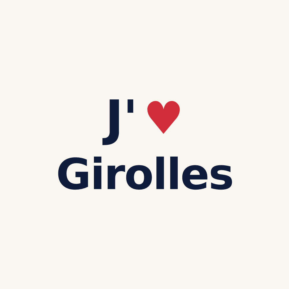 Tasse personnalisée Girolles — design J'aime Girolles