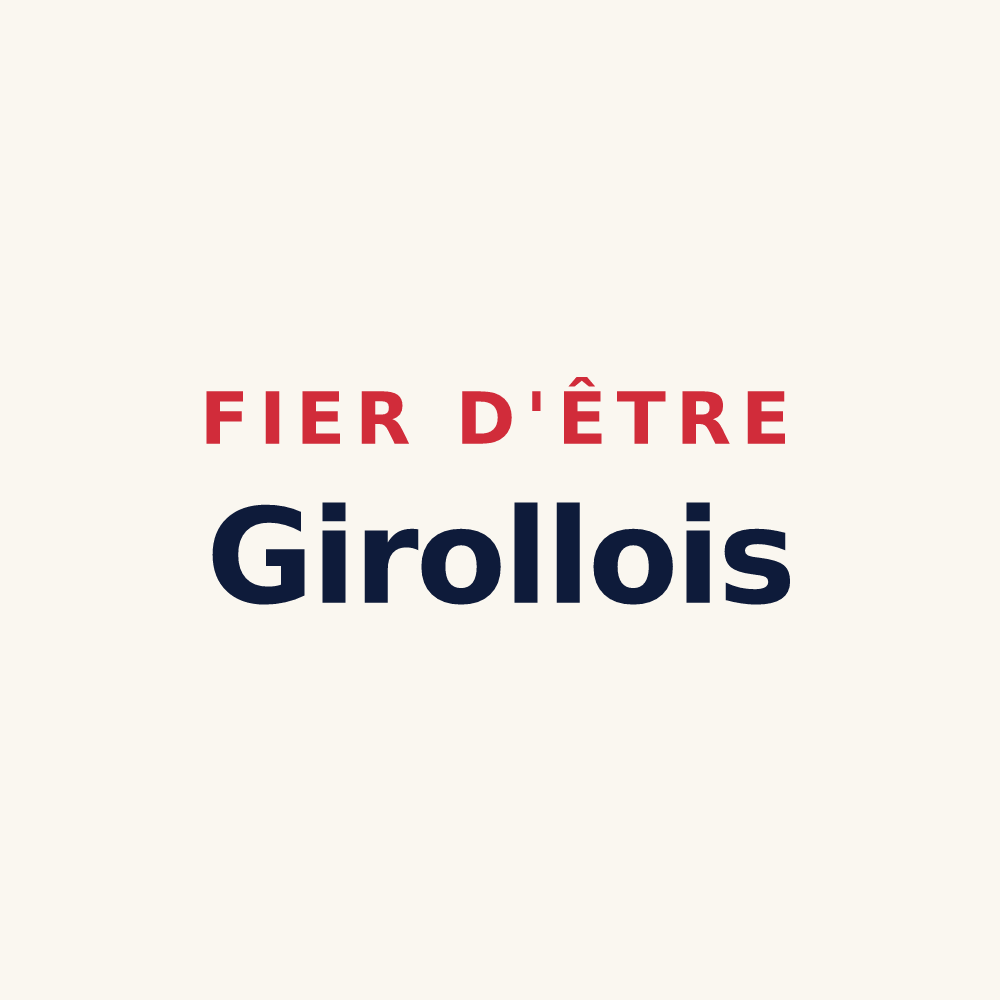 Tasse « Fier d'être Girollois » — design pour Girolles