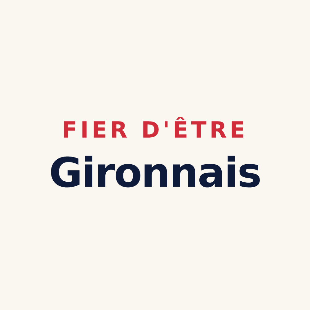 Tasse « Fier d'être Gironnais » — design pour Giron