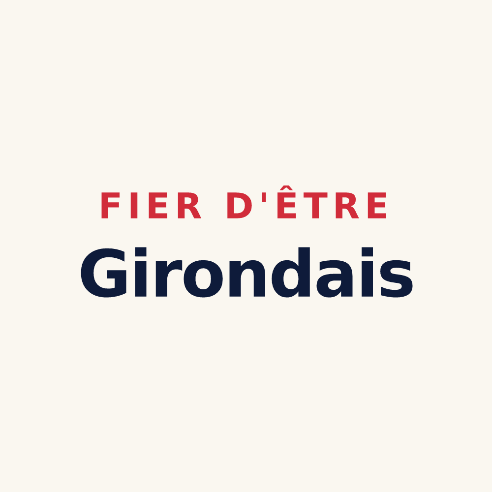 Tasse « Fier d'être Girondais » — design pour Gironde-sur-Dropt