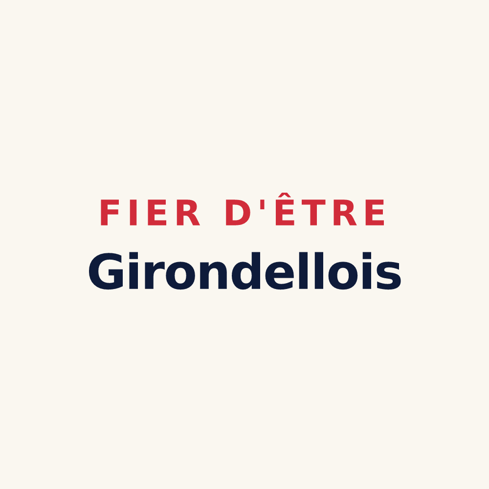 Tasse « Fier d'être Girondellois » — design pour Girondelle