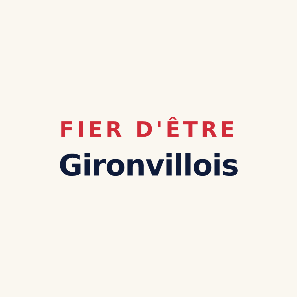 Tasse « Fier d'être Gironvillois » — design pour Gironville