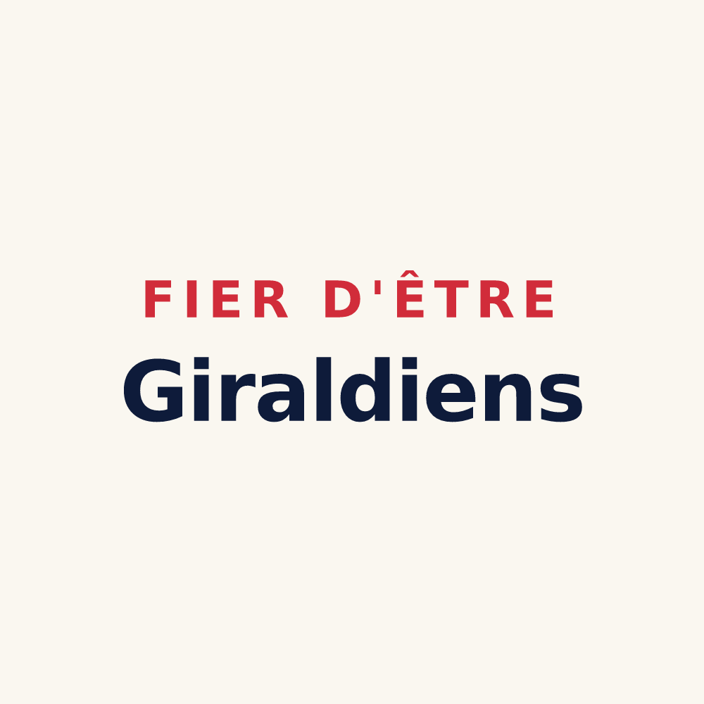 Tasse « Fier d'être Giraldiens » — design pour Giroux
