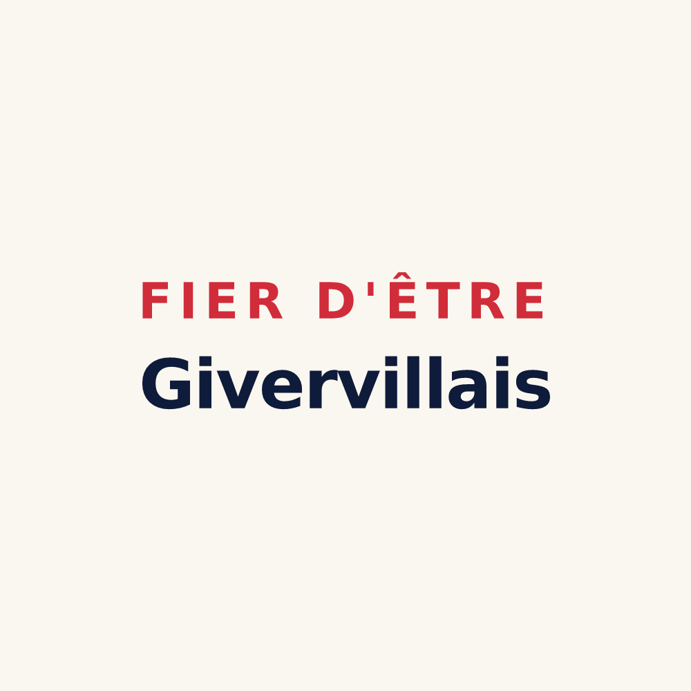 Tasse « Fier d'être Givervillais » — design pour Giverville