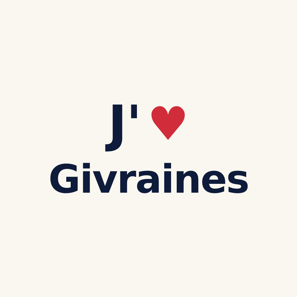 Tasse personnalisée Givraines — design J'aime Givraines