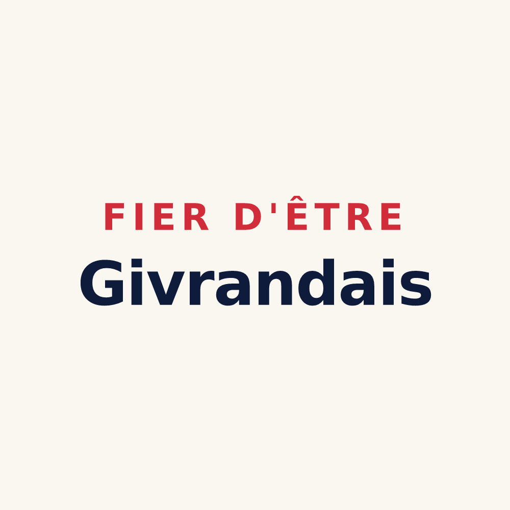 Tasse « Fier d'être Givrandais » — design pour Givrand