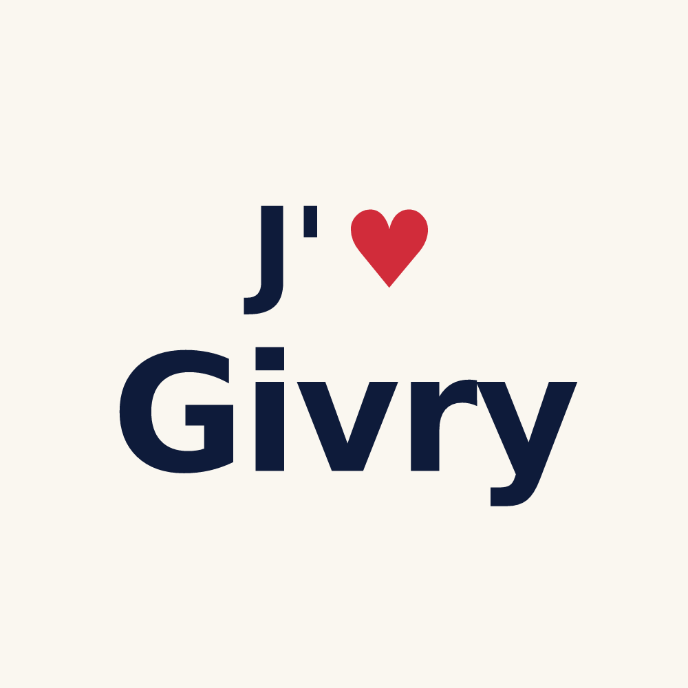 Tasse personnalisée Givry — design J'aime Givry
