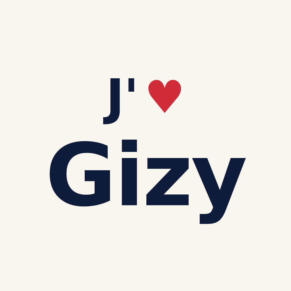 Tasse personnalisée Gizy — design J'aime Gizy