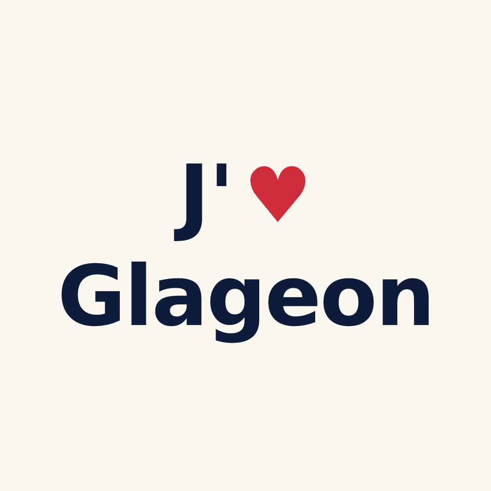 Tasse personnalisée Glageon — design J'aime Glageon