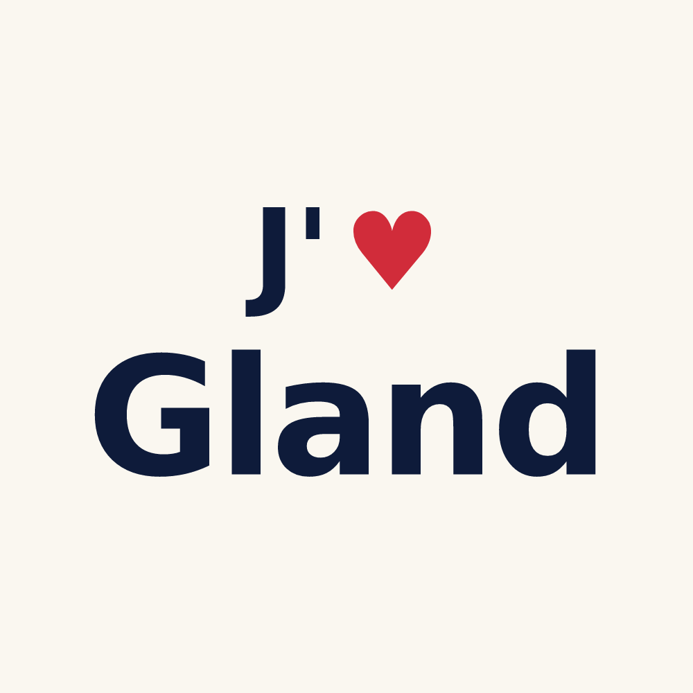 Tasse personnalisée Gland — design J'aime Gland