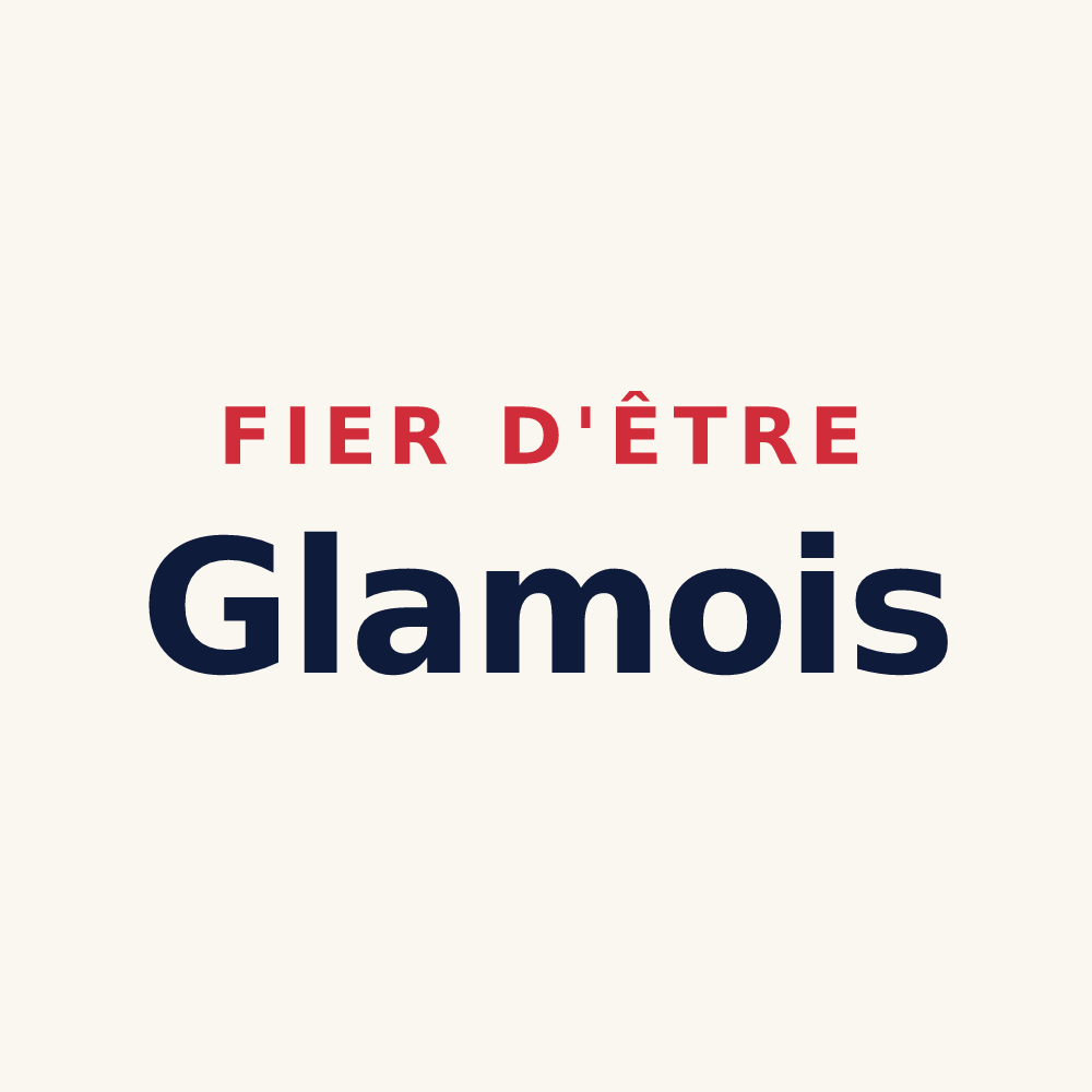 Tasse « Fier d'être Glamois » — design pour Gland