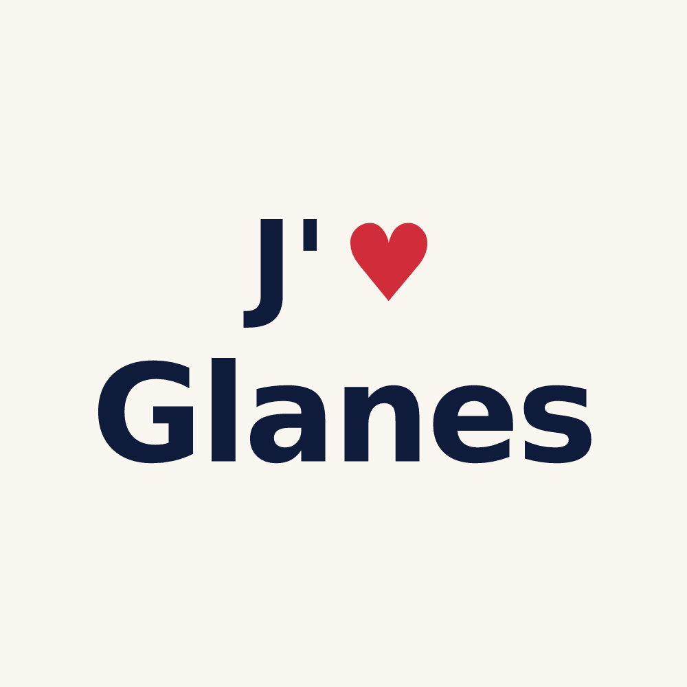 Tasse personnalisée Glanes — design J'aime Glanes